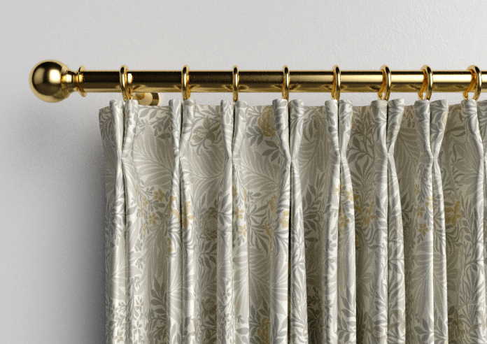 William Morris At Home Larkspur, Flint - Made to Measure Curtains - Image 10